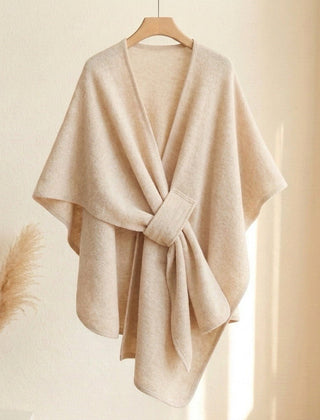 Clara | Loop-Front Poncho Scarf
