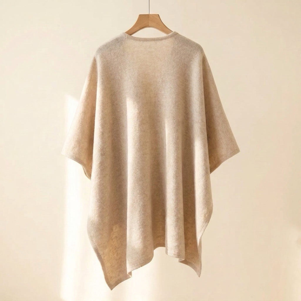 Clara | Loop-Front Poncho Scarf