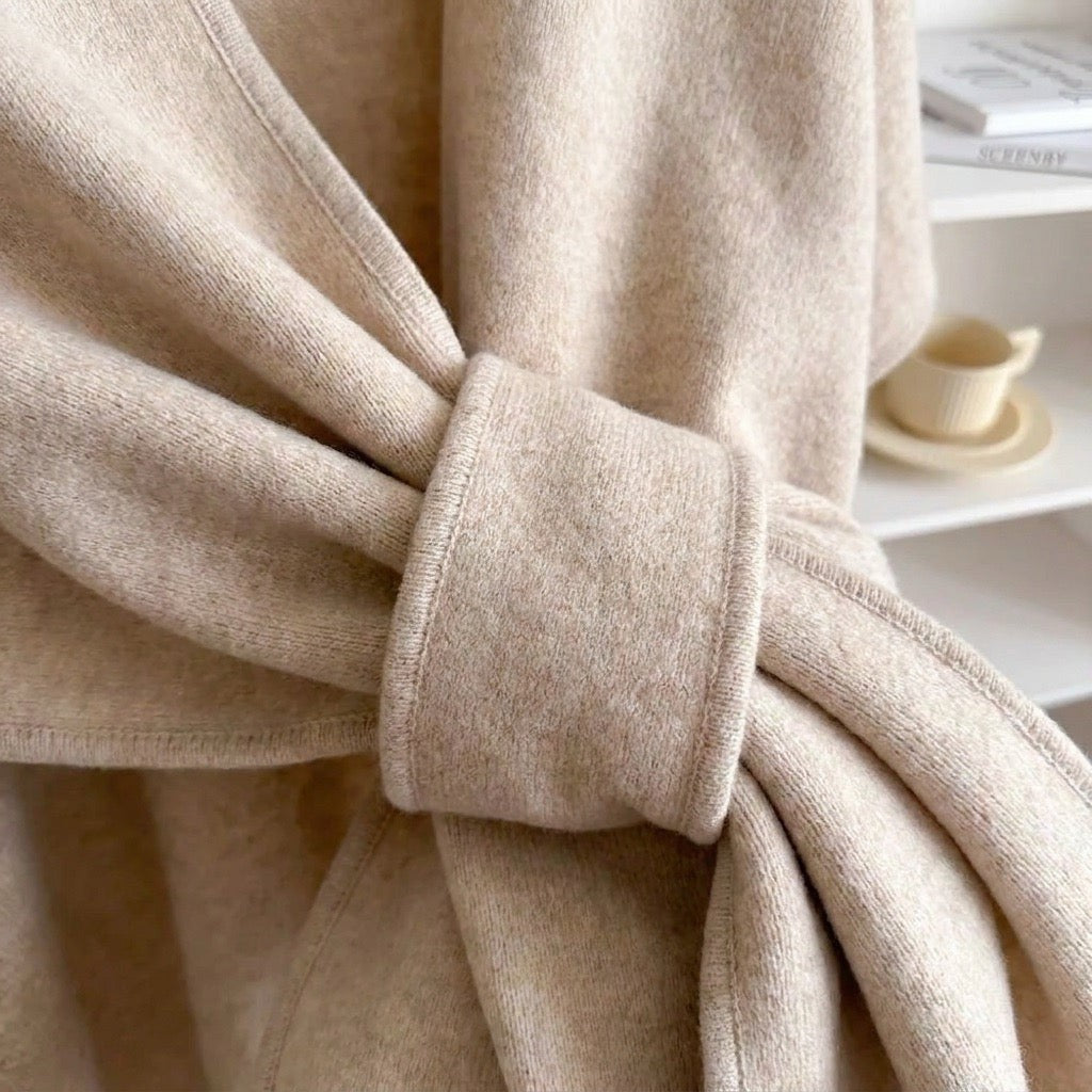 Clara | Loop-Front Poncho Scarf