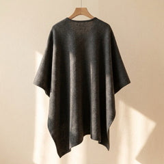 Clara | Loop-Front Poncho Scarf