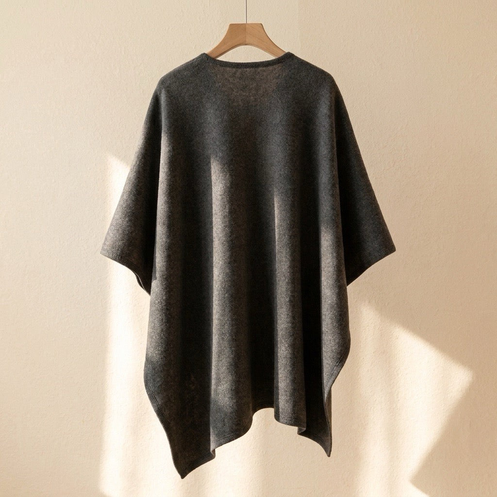 Clara | Loop-Front Poncho Scarf