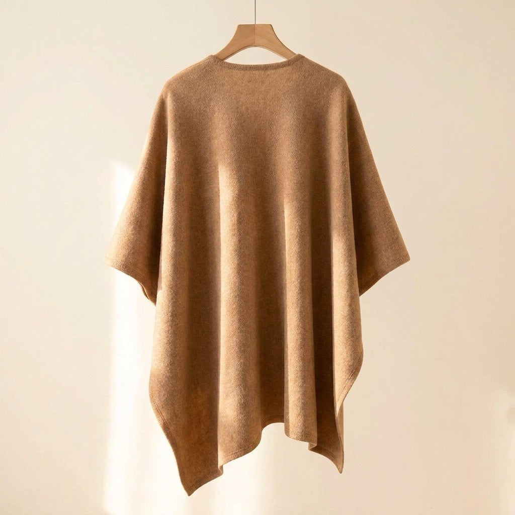 Clara | Loop-Front Poncho Scarf