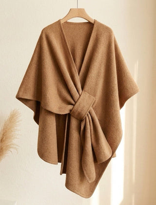 Clara | Loop-Front Poncho Scarf