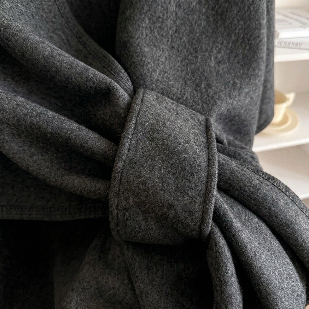 Clara | Loop-Front Poncho Scarf