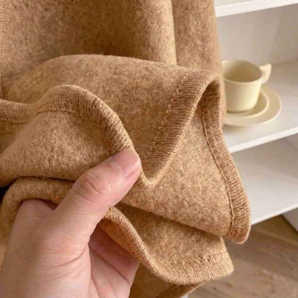 Clara | Loop-Front Poncho Scarf