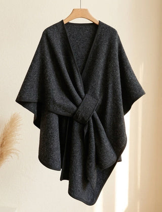 Clara | Loop-Front Poncho Scarf