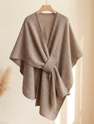 Clara | Loop-Front Poncho Scarf