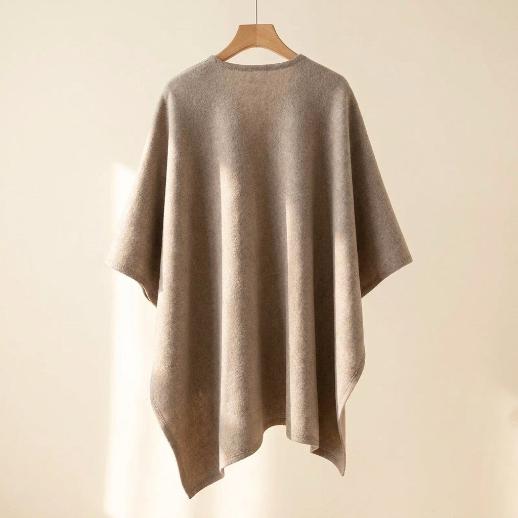 Clara | Loop-Front Poncho Scarf