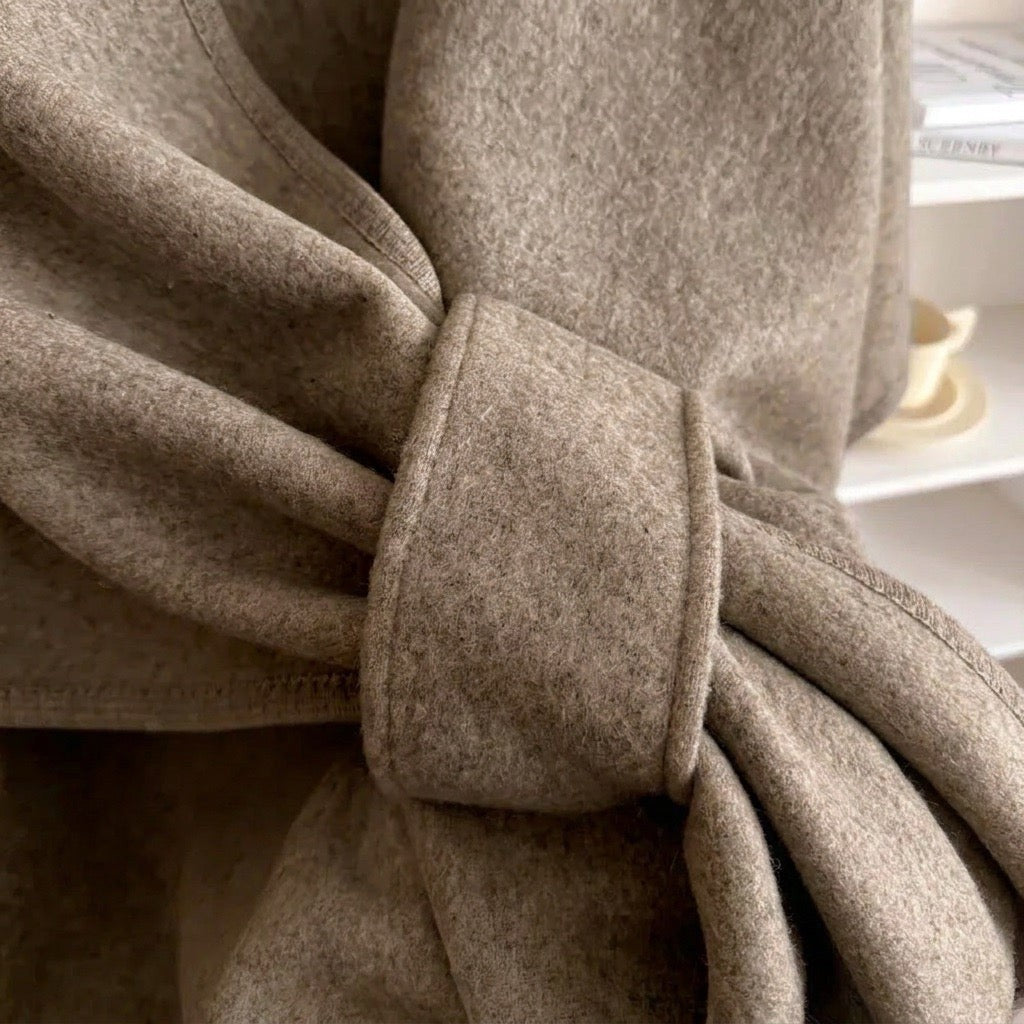 Clara | Loop-Front Poncho Scarf