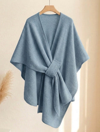 Clara | Loop-Front Poncho Scarf