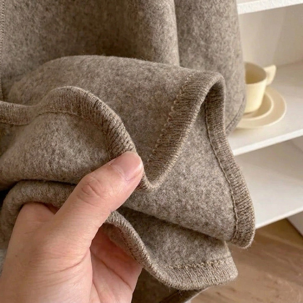 Clara | Loop-Front Poncho Scarf
