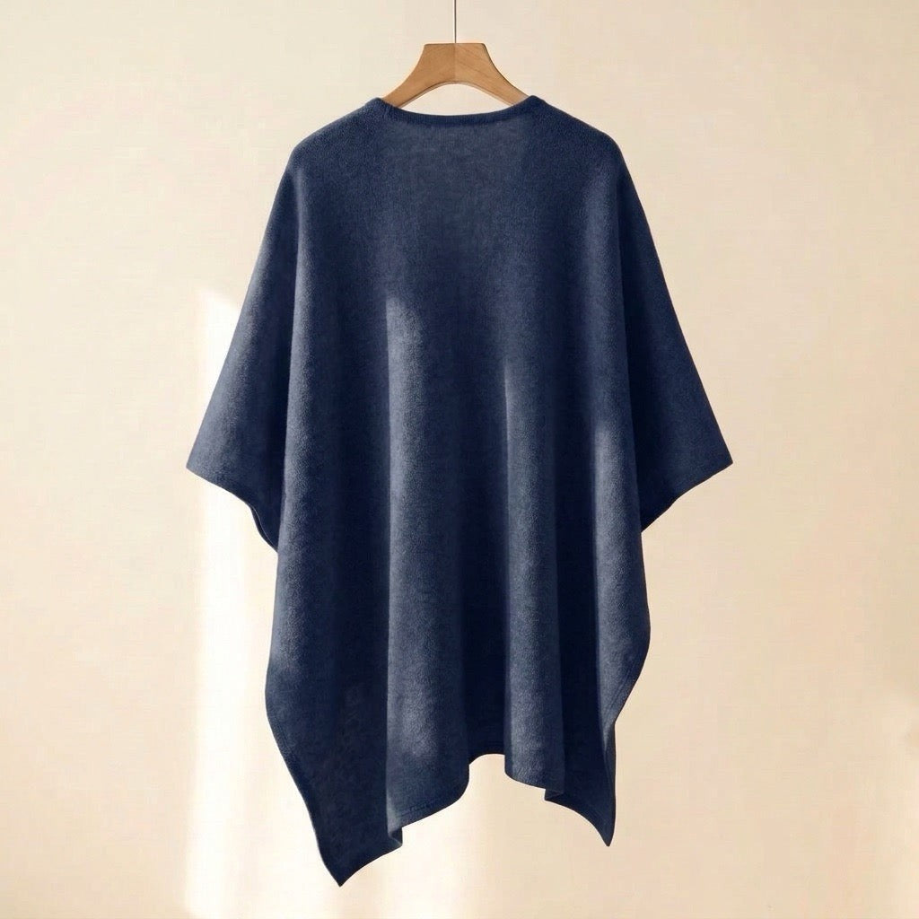 Clara | Loop-Front Poncho Scarf