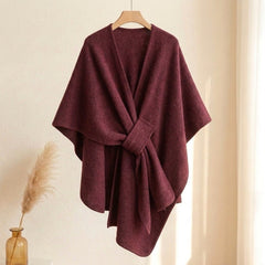 Clara | Loop-Front Poncho Scarf