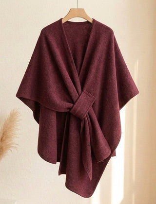 Clara | Loop-Front Poncho Scarf