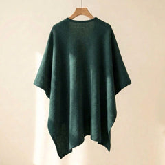 Clara | Loop-Front Poncho Scarf