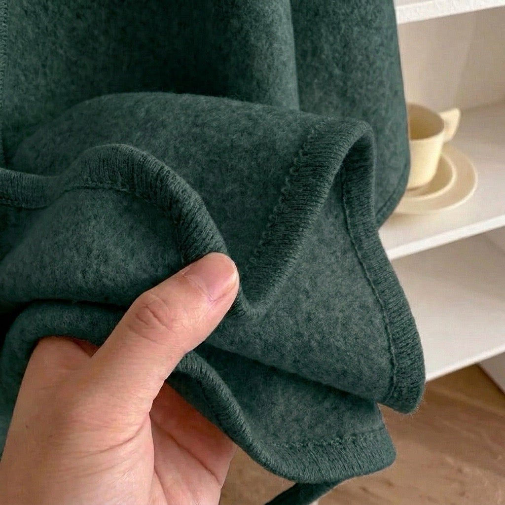 Clara | Loop-Front Poncho Scarf