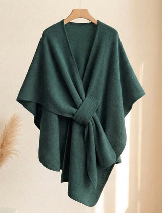 Clara | Loop-Front Poncho Scarf