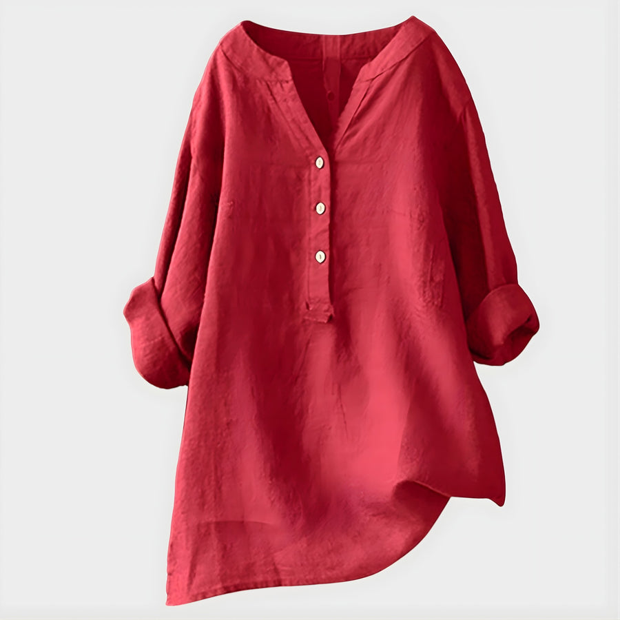 Veronique | V-Neck Everyday Blouse