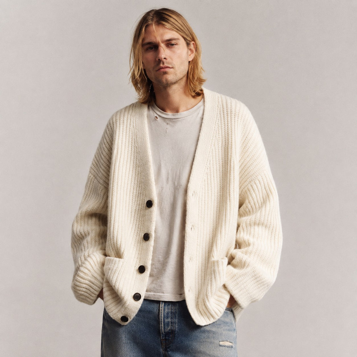 Nathaniel | Relaxed V-Neck Cardigan
