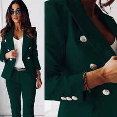 Enrica | Tailored Jacket & Cigarette Trousers