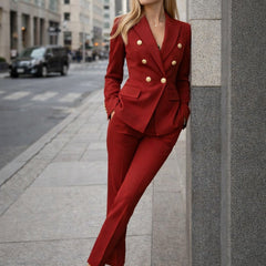 Enrica | Tailored Jacket & Cigarette Trousers