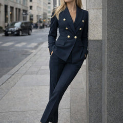 Enrica | Tailored Jacket & Cigarette Trousers