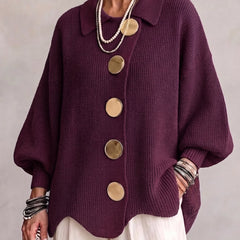 Isadora | Oversized Collared Cardigan