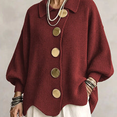 Isadora | Oversized Collared Cardigan