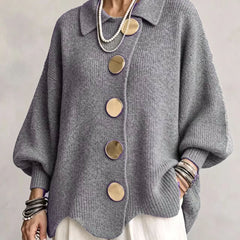 Isadora | Oversized Collared Cardigan