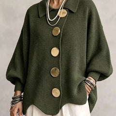 Isadora | Oversized Collared Cardigan