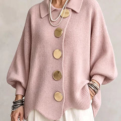 Isadora | Oversized Collared Cardigan