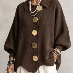 Isadora | Oversized Collared Cardigan