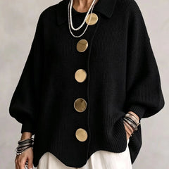 Isadora | Oversized Collared Cardigan