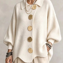 Isadora | Oversized Collared Cardigan