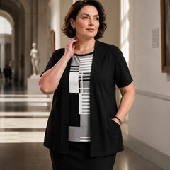 Margot | Short Sleeve Layered Top