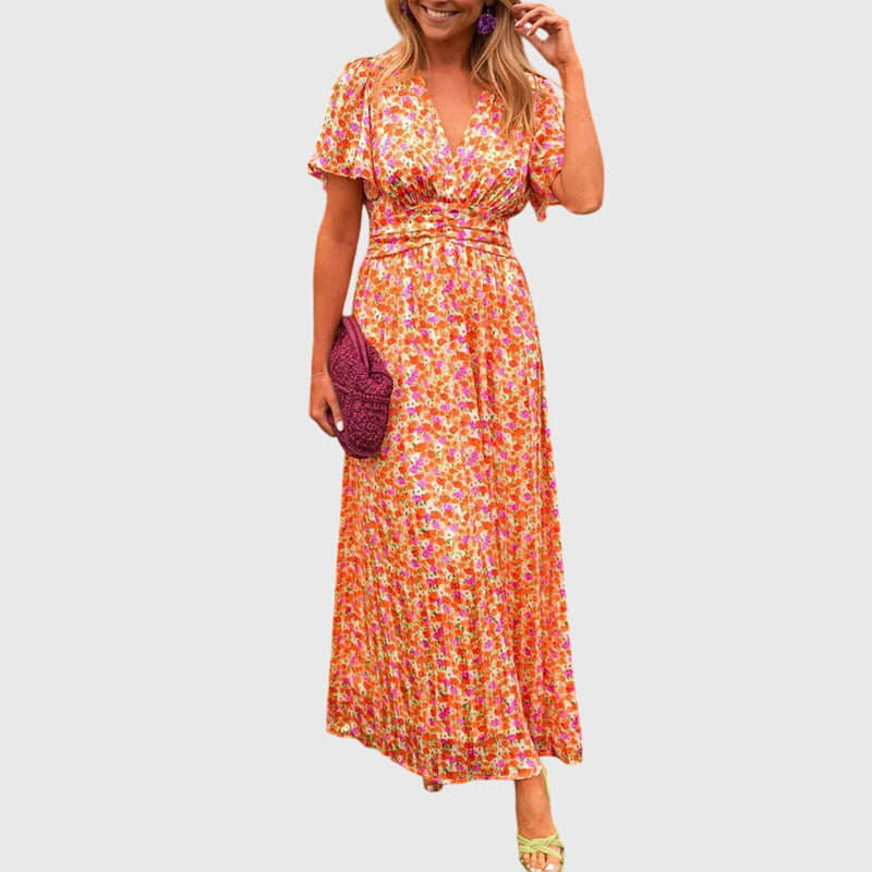 Cécile | Refined Floral Dress