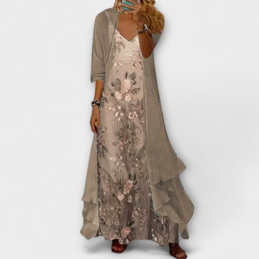 Eve | Sculpted Maxi Dress
