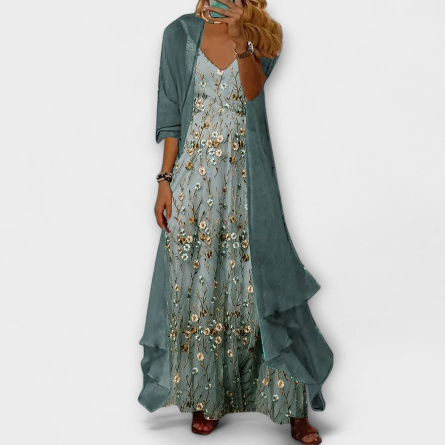 Eve | Sculpted Maxi Dress