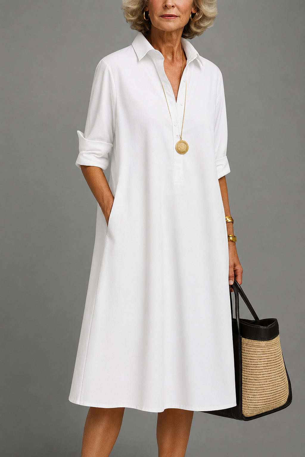 Naire | Refined and Elegant Midi Dress