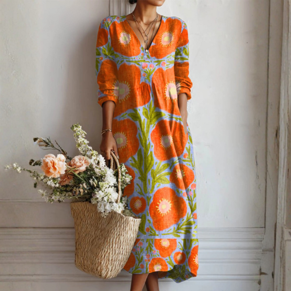 Rosanne | Refined Floral Dress
