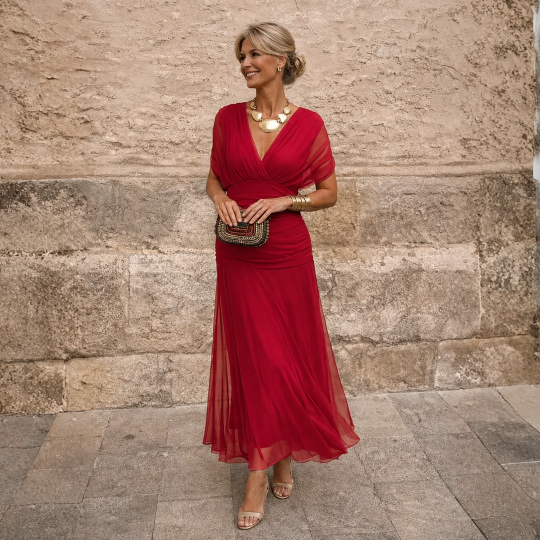 Eliza | Elegant Flowing Maxi Dress