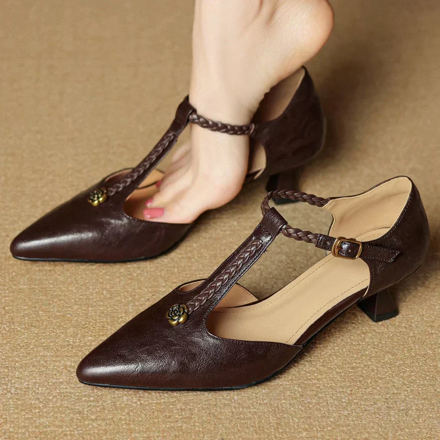 KATHY | ELEGANT LEATHER SANDALS