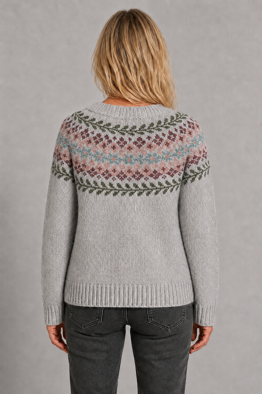 Marley | Floral Round Neck Jumper