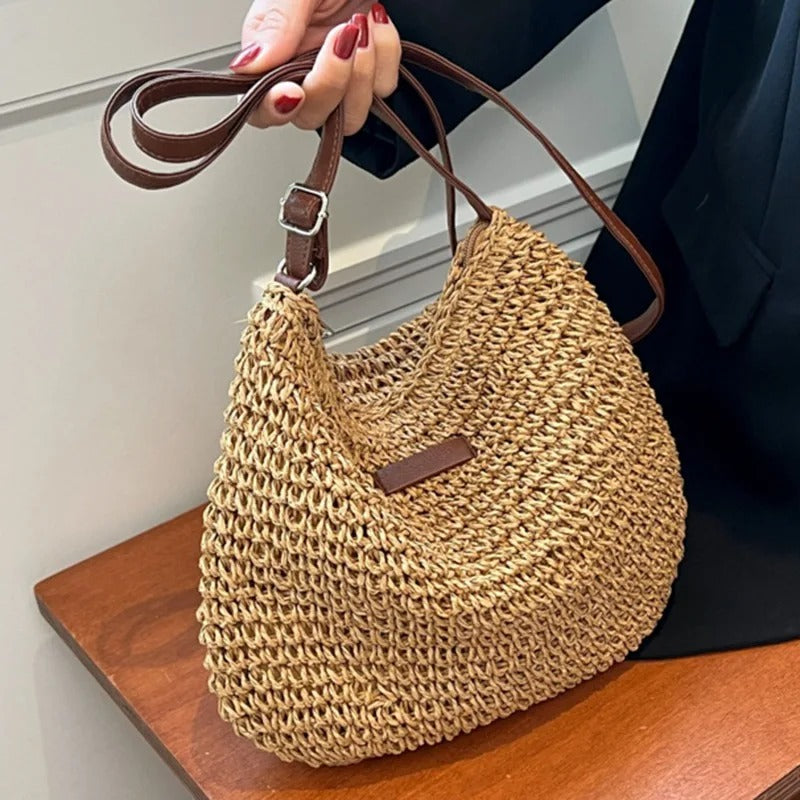 WOVEN SHOULDER BAG