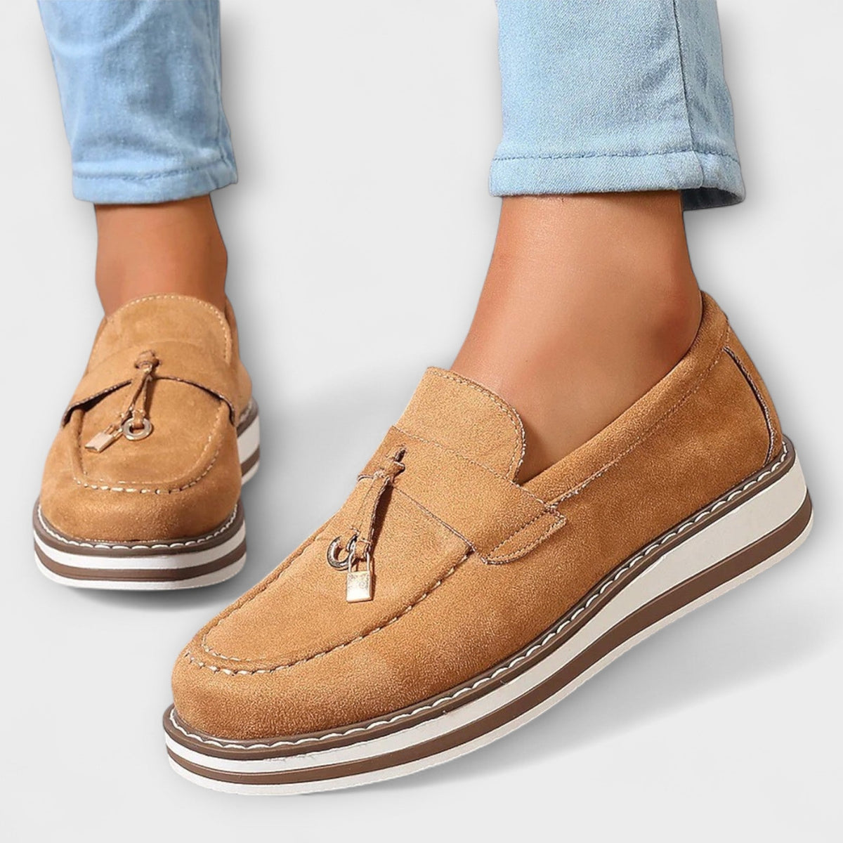 FREYA - ROUND TOE LOAFERS