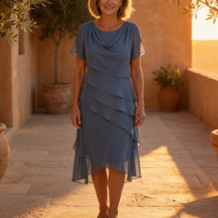 Carol | Tiered Midi Dress – lifestyle 1