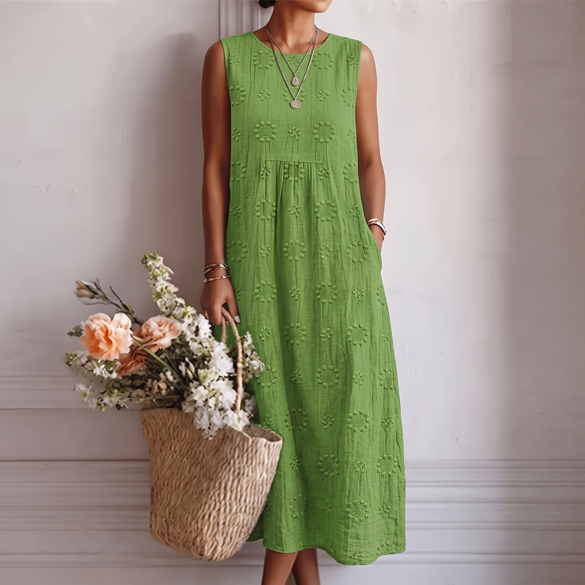 Olivia | Lightweight Everyday Midi Dress