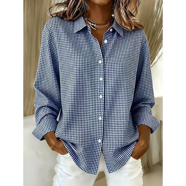 Harriet | Checked Button-Down Shirt