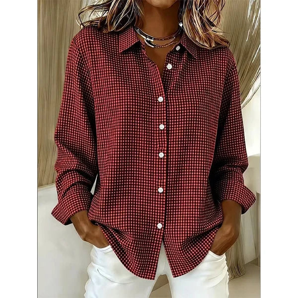 Harriet | Checked Button-Down Shirt