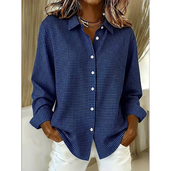 Harriet | Checked Button-Down Shirt